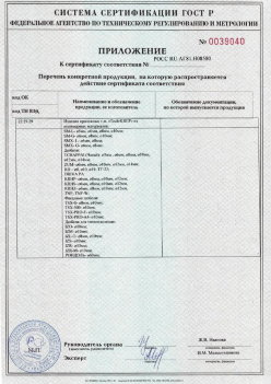 2017.10.11 Армавир - Приложение к сертификату Изделия крепежные т.м. Tech-KREP из полимерных материалов. ТУ 2291-001-99151810-2012